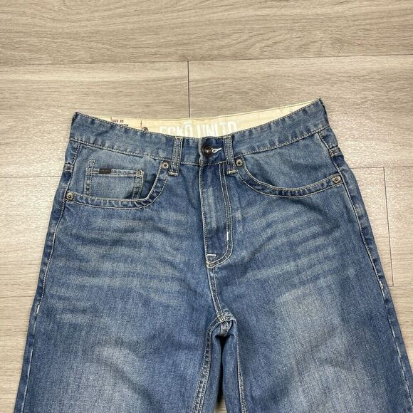 Ecko Unltd Jeans Mens 30 Blue Baggy Straight Denim Y2K - Picture 2 of 13